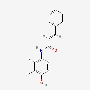 molecular formula C17H17NO2 B5535675 N-(4-hydroxy-2,3-dimethylphenyl)-3-phenylacrylamide 