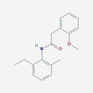 molecular formula C18H21NO2 B5535855 N-(2-乙基-6-甲基苯基)-2-(2-甲氧基苯基)乙酰胺 