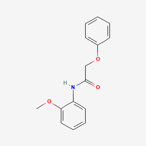 molecular formula C15H15NO3 B5536098 N-(2-methoxyphenyl)-2-phenoxyacetamide 