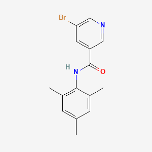 molecular formula C15H15BrN2O B5536183 5-bromo-N-mesitylnicotinamide 