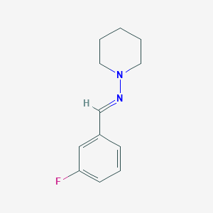 N-(3-fluorobenzylidene)piperidin-1-amine