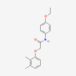 molecular formula C18H21NO3 B5536296 2-(2,3-dimethylphenoxy)-N-(4-ethoxyphenyl)acetamide 