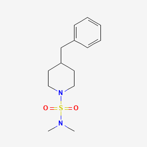 molecular formula C14H22N2O2S B5536528 4-benzyl-N,N-dimethyl-1-piperidinesulfonamide 