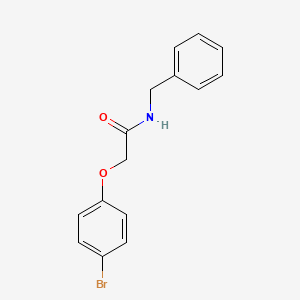 molecular formula C15H14BrNO2 B5536665 N-苄基-2-(4-溴苯氧基)乙酰胺 