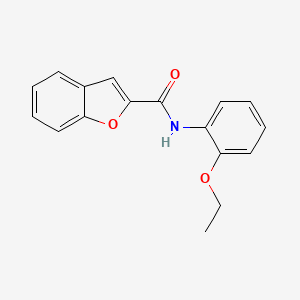 molecular formula C17H15NO3 B5537058 N-(2-乙氧基苯基)-1-苯并呋喃-2-甲酰胺 