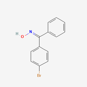 molecular formula C13H10BrNO B5537134 (4-溴苯基)(苯基)甲酮肟 
