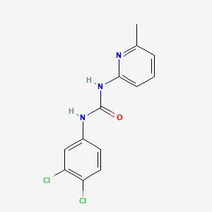 molecular formula C13H11Cl2N3O B5537807 N-(3,4-二氯苯基)-N'-(6-甲基-2-吡啶基)脲 CAS No. 5657-95-4
