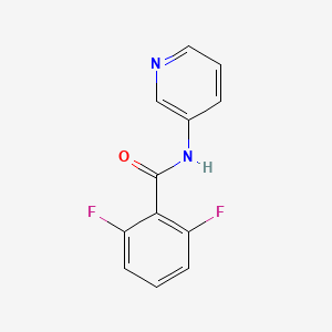 molecular formula C12H8F2N2O B5537810 2,6-difluoro-N-3-pyridinylbenzamide 