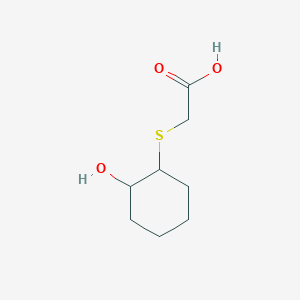 molecular formula C8H14O3S B5538122 [(2-hydroxycyclohexyl)thio]acetic acid 