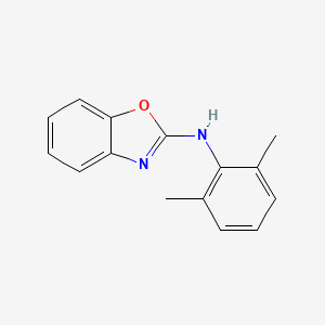 molecular formula C15H14N2O B5538439 N-(2,6-二甲苯基)-1,3-苯并噁唑-2-胺 