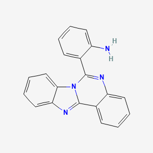 molecular formula C20H14N4 B5538700 (2-benzimidazo[1,2-c]quinazolin-6-ylphenyl)amine CAS No. 29528-24-3