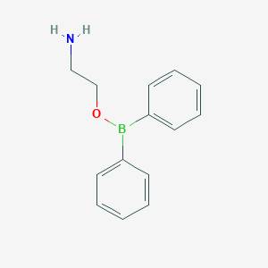 molecular formula C14H16BNO B055388 二苯基硼酸 2-氨基乙酯 CAS No. 524-95-8