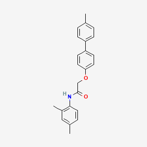 molecular formula C23H23NO2 B5539173 N-(2,4-dimethylphenyl)-2-[(4'-methyl-4-biphenylyl)oxy]acetamide 