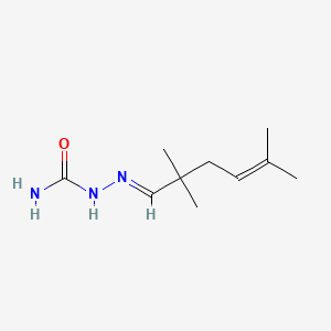 molecular formula C10H19N3O B5539315 2,2,5-trimethyl-4-hexenal semicarbazone 