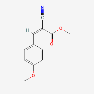molecular formula C12H11NO3 B5539491 methyl 2-cyano-3-(4-methoxyphenyl)acrylate 