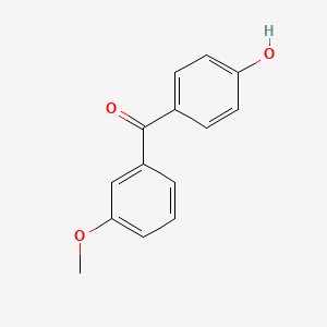molecular formula C14H12O3 B5539643 (4-hydroxyphenyl)(3-methoxyphenyl)methanone 
