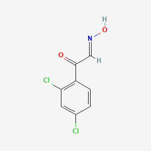 molecular formula C8H5Cl2NO2 B5539735 (2,4-dichlorophenyl)(oxo)acetaldehyde oxime 