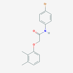 molecular formula C16H16BrNO2 B5540003 N-(4-溴苯基)-2-(2,3-二甲基苯氧基)乙酰胺 
