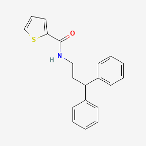 molecular formula C20H19NOS B5540042 N-(3,3-diphenylpropyl)-2-thiophenecarboxamide 