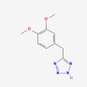 molecular formula C10H12N4O2 B5540300 5-(3,4-dimethoxybenzyl)-2H-tetrazole 