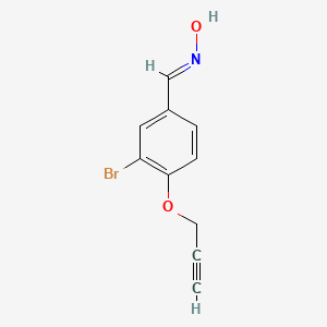 molecular formula C10H8BrNO2 B5540328 3-bromo-4-(2-propyn-1-yloxy)benzaldehyde oxime 