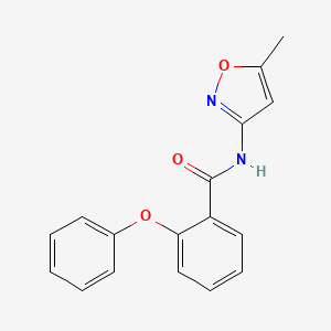molecular formula C17H14N2O3 B5540454 N-(5-methyl-3-isoxazolyl)-2-phenoxybenzamide 
