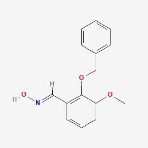 molecular formula C15H15NO3 B5540726 2-(benzyloxy)-3-methoxybenzaldehyde oxime 