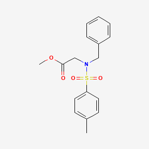 molecular formula C17H19NO4S B5540916 methyl N-benzyl-N-[(4-methylphenyl)sulfonyl]glycinate 