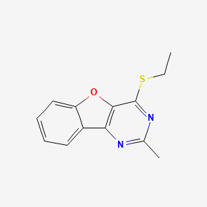 4-(ethylthio)-2-methyl[1]benzofuro[3,2-d]pyrimidine