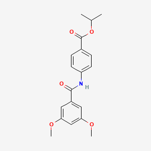 isopropyl 4-[(3,5-dimethoxybenzoyl)amino]benzoate