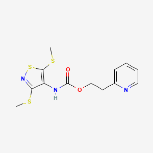 2-(2-pyridinyl)ethyl [3,5-bis(methylthio)-4-isothiazolyl]carbamate