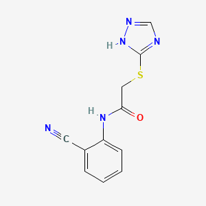 N-(2-cyanophenyl)-2-(4H-1,2,4-triazol-3-ylthio)acetamide