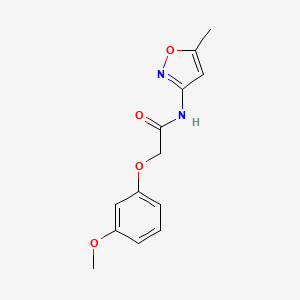 2-(3-methoxyphenoxy)-N-(5-methyl-3-isoxazolyl)acetamide