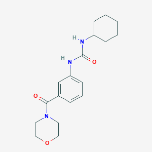 N-cyclohexyl-N'-[3-(4-morpholinylcarbonyl)phenyl]urea