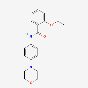 molecular formula C19H22N2O3 B5541039 2-乙氧基-N-[4-(4-吗啉基)苯基]苯甲酰胺 