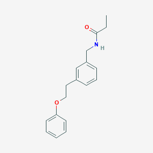 N-[3-(2-phenoxyethyl)benzyl]propanamide