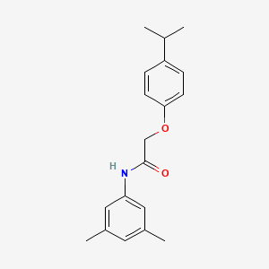 molecular formula C19H23NO2 B5541670 N-(3,5-二甲苯基)-2-(4-异丙苯氧基)乙酰胺 