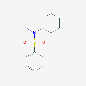 molecular formula C13H19NO2S B5541819 N-环己基-N-甲基苯磺酰胺 