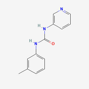 molecular formula C13H13N3O B5541906 N-(3-甲基苯基)-N'-3-吡啶基脲 