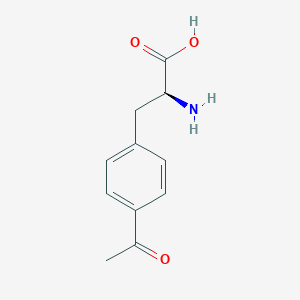 molecular formula C11H13NO3 B554237 4-乙酰基-L-苯丙氨酸 CAS No. 122555-04-8
