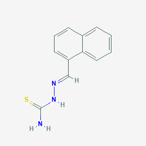 molecular formula C12H11N3S B5542655 1-萘醛硫代氨基甲腙 CAS No. 5351-81-5