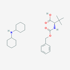 molecular formula C26H42N2O4 B554268 二环己胺(S)-2-(((苄氧基)羰基)氨基)-3,3-二甲基丁酸酯 CAS No. 62965-37-1