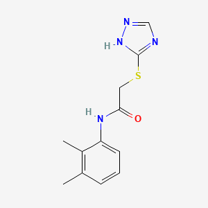 molecular formula C12H14N4OS B5542715 N-(2,3-二甲苯基)-2-(4H-1,2,4-三唑-3-硫代)乙酰胺 