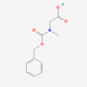 molecular formula C11H13NO4 B554275 甘氨酸，N-甲基-N-[(苯甲氧羰基]- CAS No. 39608-31-6