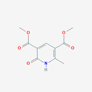 molecular formula C10H11NO5 B5542789 6-甲基-2-氧代-1,2-二氢-3,5-吡啶二甲酸二甲酯 
