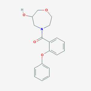 4-(2-phenoxybenzoyl)-1,4-oxazepan-6-ol