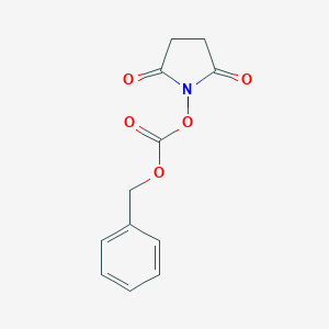 molecular formula C12H11NO5 B554293 N-(Benzyloxycarbonyloxy)succinimide CAS No. 13139-17-8