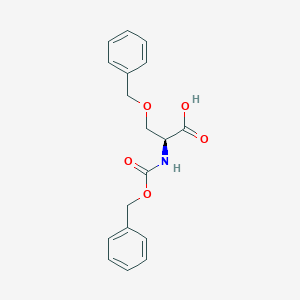molecular formula C18H19NO5 B554297 N-(Benzyloxycarbonyl)-O-benzyl-L-serine CAS No. 20806-43-3