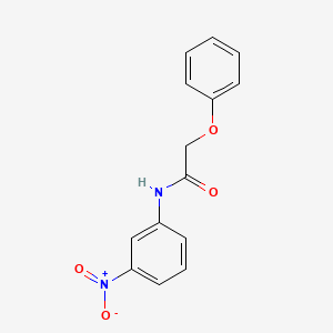 molecular formula C14H12N2O4 B5542984 N-(3-硝基苯基)-2-苯氧基乙酰胺 