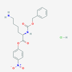 molecular formula C20H24ClN3O6 B554313 4-硝基苯基 N2-((苯甲氧基)羰基)赖氨酸单盐酸盐 CAS No. 2179-15-9